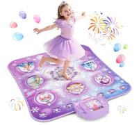 Tappetino da ballo bambini giocattolo regalo bambine,Dance Mat a 8 pulsanti con Bluetooth,4 modalità di gioco,musica integrata,regalo di compleanno e Natale per la principessa viola,età 3 4 5 6-8 anni