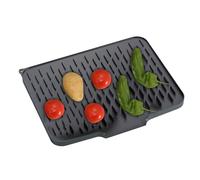 Tappetino da banco isolante da cucina, tappetino per scolare, tappetino per asciugare le stoviglie in silicone | tappetino per asciugare l'acqua in silicone per hotel, area di lavoro, cucina