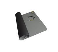 Tappetino da banco per saldatura grande, Kit tappetino in gomma ESD con filo di messa a terra e cinturino da polso grigio, diverse misure(70x50x0.2cm)