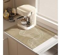 Tappetino da bar per piano di lavoro, Tappetino for bar e macchina da caffè, dimensioni multiple for uso cucina(D Style,Width30*length50cm)