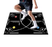 Tappetino da basket - Pro Agility Training Pad, Manipolazione palla & Footstep Drill Mat, Silent Basketball Gear, Athletic Skills Development Tool, PE Teacher & Supply