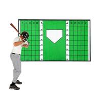 Tappetino da battuta in softball, per l'allenamento sportivo per interni ed esterni, tappetino da allenamento baseball per uomini principianti professionisti padre madre lui lei