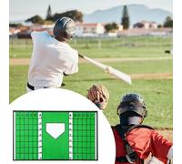 Tappetino da battuta, tappetino da baseball, portatile, robusto, per allenare la