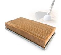 Tappetino Da Bunker Da Golf, Tappetino Da Allenamento Per Bunker Da Golf Con Setole Di Nylon Dense E Base In Metallo, Tappetino Da Allenamento Per Golf Per Resistenza Al Passaggio Della Mazza,