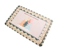 Tappetino da caffè assorbente con retro impermeabile per macchina da caffè espresso, 61 x 40,6 cm, antiscivolo, per piano di lavoro della cucina, scolapiatti, bar e di (verde)