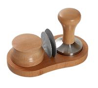 - Tappetino da caffè con supporto, superficie in silicone durevole, materiale resistente al calore, base antiscivolo, stabile | Organizer per il caffè da cucina