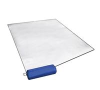 Tappetino da campeggio impermeabile in alluminio a prova di umidità tappetino portatile a doppia facciate pad 78x78in con sacchetto di stoccaggio per picnic da campeggio