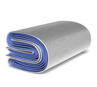 Tappetino da campeggio in alluminio, Coperta da picnic, tappetino da campeggio, materassino in alluminio bifacciale, schiuma EPE da 4 mm, isolante, diverse misure(1.8m x 2m)