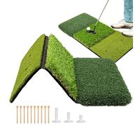 Tappetino da colpire per il golf - tappetino da colpire da golf, tappetini da non slittabile | Pratica addestramento a ausiliario che colpisce tappetino, strumenti di pratica swing golfista per e