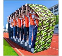 Tappetino da corsa mobile per team building per adulti e bambini - Giochi all'aperto per grandi gruppi da 2 a 18 persone - per giornate all'aperto ed eventi aziendali(Kids-8M)