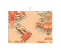 Tappetino da cucina assorbente per auto, 45,7 x 61 cm, in fibra ad alta densità, assorbe rapidamente l'acqua