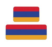 Tappetino da cucina con bandiera dell'Armenia, 2 pezzi, tappeto in schiuma confortevole, per cucina, pavimento, casa, ufficio, antiscivolo