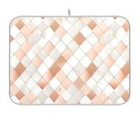 Tappetino da cucina con simbolo di poker bianco oro tappetino da cucina gadget scolapiatti tappetino per piano cucina panno asciugatrice 16 x 18