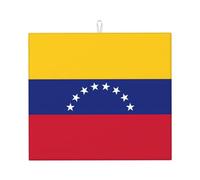 Tappetino da cucina con stampa bandiera del Venezuela, tappetino assorbente antiscivolo, tappetino pieghevole per bancone della cucina, casa, ufficio