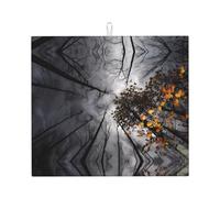 Tappetino da cucina con stampa cielo attraverso l'albero tappetino assorbente da banco adatto per vari controsoffitti