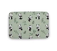 Tappetino da cucina con stampa con panda, lavabile, tappetino da doccia, tappeto per bagno, soggiorno, 50 x 40 cm, 80 x 50 cm
