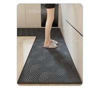 Tappetino da cucina impermeabile antiscivolo, tappetino lavabile resistente all'olio for il pavimento della cucina davanti al lavello, zona del lavello(Gray 3,60x90cm)