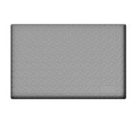 Tappetino da cucina in silicone, impermeabile, antiscivolo, per pulire la casa, 86 x 56 x 2,5 cm, colore: grigio
