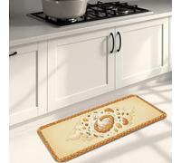 Tappetino da cucina rustico vintage per pavimento, morbido, imbottito, confortevole, lavabile, decorativo, per lavelli da cucina, lavanderia, 40,6 x 119,6 cm