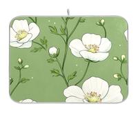 Tappetino da cucina verde chiaro da sposa cartone animato tappetino sotto scolapiatti XL tappetino di asciugatura per piatti 18 x 24