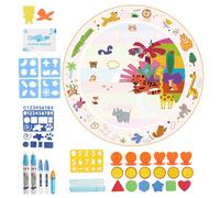 Tappetino Da Disegno D'acqua, Gust Da Colorare Di Acqua Creativa Per Bambini | Color Doodle Toy, Leggero, Portatile Per Ragazzi Per Bambini Adulti