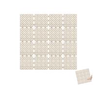 Tappetino da Doccia Antiscivolo con Ventose e Fori di Scarico, Tappetino da Doccia Quadrato, Tappeto Pedana Doccia Resistente alla Muffa, per Bagni e Aree Umide, 60 x 60 cm
