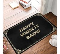 Tappetino da doccia, design Happy When It Rains, grazioso accessorio da bagno