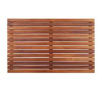 Tappetino da doccia e bagno in teak di alta qualità, stile nordico, per interni ed esterni, piattaforma in legno antiscivolo per spa, sauna, piscina, vasca idromassaggio, decorazione e protezione per