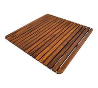 Tappetino da doccia e bagno in teak di alta qualità, stile nordico, per interni ed esterni, piattaforma antiscivolo in legno per spa, sauna, piscina, vasca idromassaggio, decorazione e protezione per