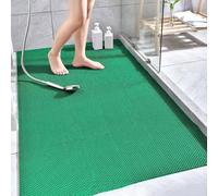 Tappetino da doccia grande, lavabile e antiscivolo, in PVC, con fori di drenaggio, ad asciugatura rapida, con superficie testurizzata, ideale per la doccia, il pavimento del bagno e come (120x140cm)