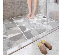 Tappetino da doccia in luffa per bagno, antiscivolo all'interno della doccia, in PVC, anti muffa, asciugatura rapida, aree doccia bagnate, tappetino per vasca da bagno, tappeto morbido