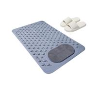 Tappetino da doccia, set antiscivolo per vasca da bagno, modulo con assorbente per pavimento, robusto e compatto in PVC, struttura a strati, design minimale per uso domestico, palestra