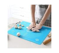 Tappetino da forno antiaderente in silicone for pizza, impastatrice, utensile cucina Per Pizza Pasticcino(Blue)