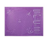 Tappetino da forno, impastatrice for pizza, utensili cucina, tappetini antiaderenti for stendere l'impasto, accessori for impastare Per Pizza Pasticcino(Purple,50x40cm)