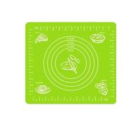 Tappetino da forno in silicone, riutilizzabile, antiaderente, for impastare la crosta della torta, tappetino for e antiscivolo Per Pizza Pasticcino(Green,29x26cm)