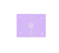Tappetino da forno in silicone, tappetino antiaderente for impastare, impastatrice for pizza e torte, tappetini for stendere l'impasto, utensili for pasticceria Per Pizza Pasticcino(Purple,26x29cm)
