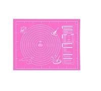 Tappetino da forno in silicone, tappetino for impastare, for impasto, impastatrice for pizza e torte, utensili cucina antiaderenti, accessori Per Pizza Pasticcino(Pink,40x30cm)