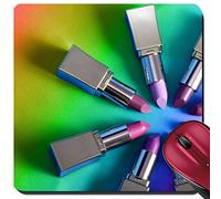Tappetino Da Gaming, 8 Lips On The Rainbow Tappetino Per Mouse Ergonomico Gaming Pad Multifunzionale Tappetini Per Il Mouse Da Gioco Per Notebook Laptop 25X30Cm