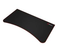 Tappetino da gaming Arozzi Arena con bordo rosso 160x82 cm Nero/Rosso