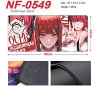 Tappetino da gaming Chainsaw Man anime big mouse pads mats 90x40