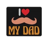 Tappetino da Gaming, I Love My Dad Mouse Pad Antisfilacciamento Tappetino per Il Mouse da Gioco Personalizzato Tappetini Mouse per Laptop Casa 25X30Cm