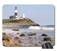 Tappetino da Gaming, Lighthouse Coast Ocean New England USA Northeast Tappetini per Il Mouse Pratica Tappetino Mouse Pad Antipolvere Tappetino Mouse per Laptop Computer 25X30Cm