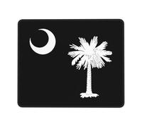 Tappetino da Gaming, South Carolina Palmetto Trees Tampone per Mouse Base in Gomma Gaming Mousepad Antiscivolo Tappeto Mouse per Gamers Ufficio 25X30Cm