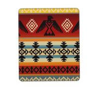 Tappetino Da Gaming, Southwest Native American Retro Aztec Pattern Tappetino Mouse Gaming Confortevole Tappetino Mouse Pad Multifunzionale Tappeto Mouse Per Mouse Gaming 25X30Cm