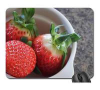 Tappetino da Gaming, Strawberry Mr Fruit Red Display Cases The Lists Tappetino per Mouse Pratica Tappeto Mouse Bordi Cuciti Tampone per Mouse per Gaming Laptop 25X30Cm