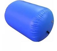 Tappetino da ginnastica gonfiabile, rulli da allenamento, trave, tappetino da ginnastica gonfiabile, barile, barile da ginnastica gonfiabile per l'allenamento yoga in palestra(Blue,31.5 inch dia)