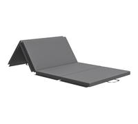 Tappetino da Ginnastica Pieghevole Materassino Fitness Antiscivolo 180x80x5H cm in Schiuma EPE Grigio