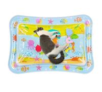 Tappetino da gioco acquatico per bambini, Tappetino da gioco sensoriale acquatico - Tappetino gonfiabile addensato per cani e gatti - Tappetino con sensore dell'acqua, tappetino da gioco sensoriale co