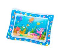 Tappetino da gioco acquatico per bambini, Tappetino da gioco sensoriale acquatico - Tappetino gonfiabile addensato per cani e gatti | Tappetino da gioco per animali domestici con pesci, tema mare ocea