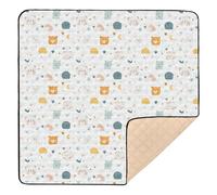 Tappetino da gioco antiscivolo per attività del bambino, per interni ed esterni, resistente all'acqua, per bambini, bambini, bambini, 127 x 127 cm